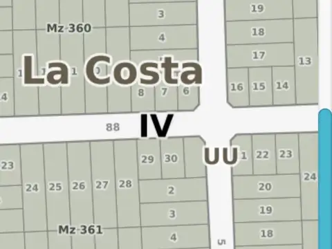 Terreno en Venta en Mar Del Tuyu, USD 25.000