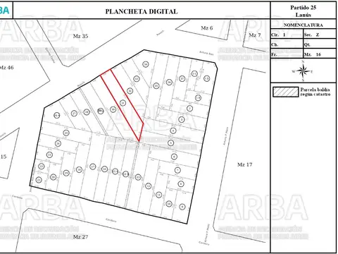LOTE CON GRAN POTENCIAL CONSTRUCTIVO EN ESCALADA