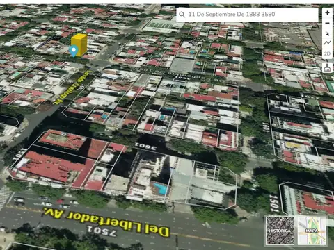 Terreno en Venta 8  mts Fondo