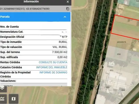 VENTA TERRENO 7500 M2 APTO INDUSTRIAL RIO PRIMERO
