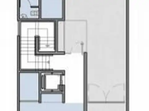 Departamento Monoambiente con 1 baño