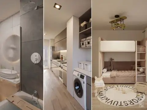 Departamento 3 ambientes con 2 baños
