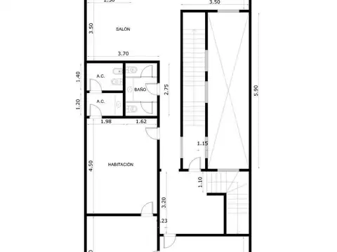 Alquiler Comercial  de 383m2 Cowork - Estudio - Consultorio