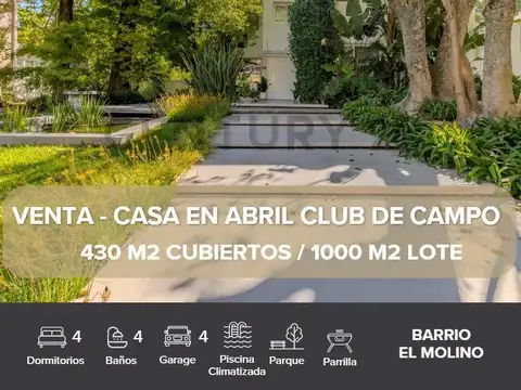 Casa en venta Club de Campo Abril
