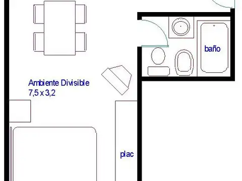 Departamento en Venta en Belgrano, USD 82.900