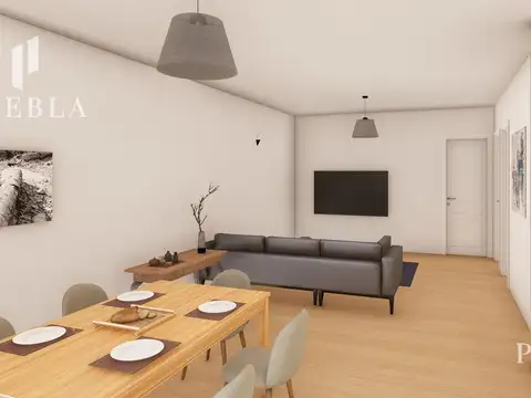 Departamento 3 ambientes con 1 baño