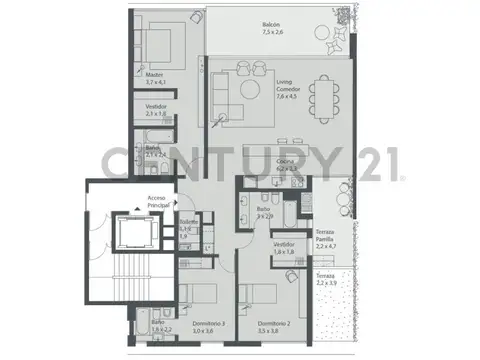 OCEANA Nordelta unidad de 4 ambientes con balcón en venta