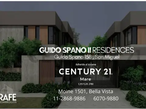 Venta de Dúplex premium en Guido Spano 158, Bella Vista.
