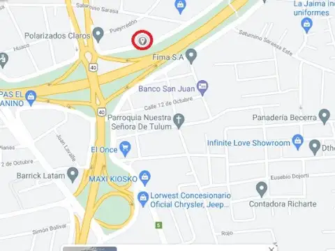 Terreno en Venta 170  mts Frente