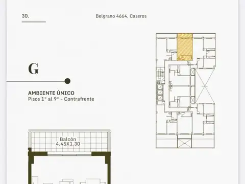 Departamento en Venta en Caseros, USD 54.500