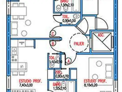 Departamento en Venta de Monoambiente