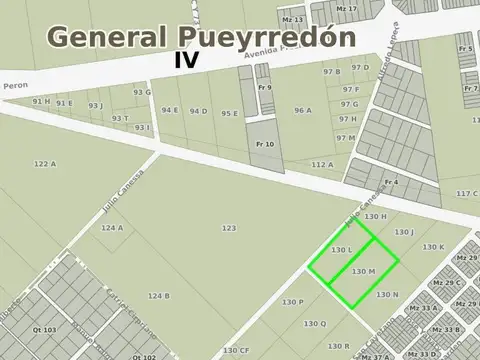 Cuatro hectáreas en venta en zona industrial - Parque Palermo