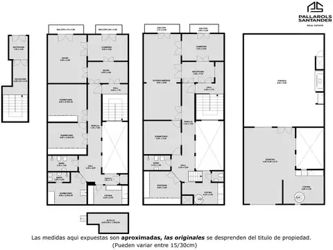 Depto Tipo Casa 10 ambientes con 3 baños