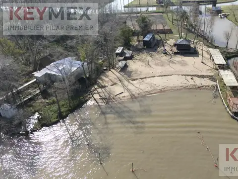 Lote venta barrio privado nautico Albardon,seguridad,amarra bar de playa despensa