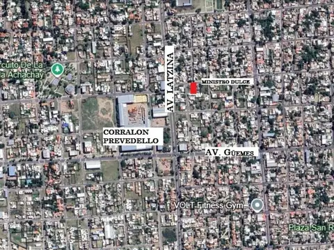 TERRENO EN VENTA DE 406 M2 A 60MTS DE AV. LATZINA