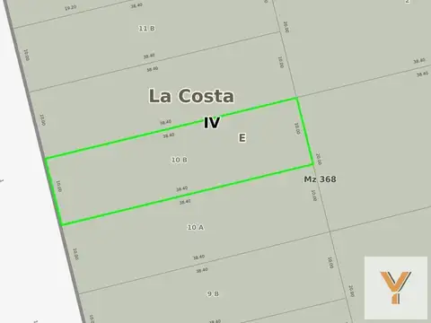 Terreno en venta - 384Mts2 - San Clemente del Tuyú