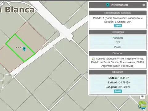 Terreno en Venta de 85108,0 m2
