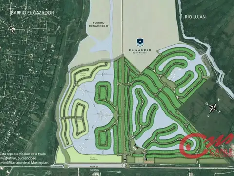 Lote a la laguna en El Naudir