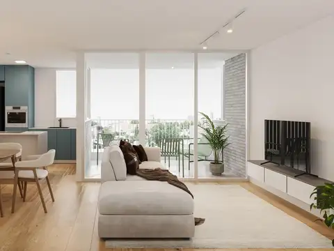 Departamento de 2 dormitorios con balcón en zona Pichincha