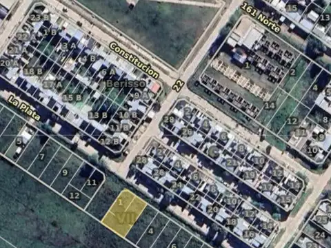 Terreno en Venta en Berisso, USD 40.000