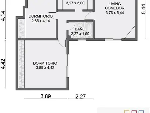 Departamento en Venta en Belgrano, USD 139.000