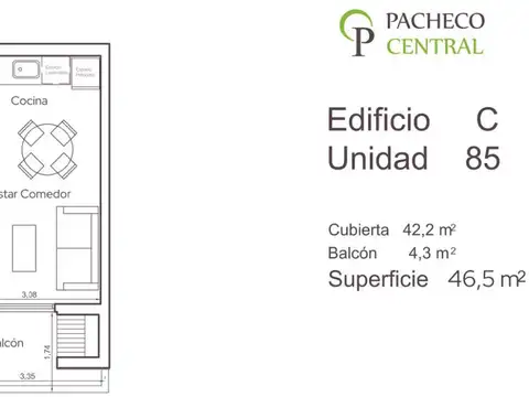 Pacheco Central - Santa Fe  al 200