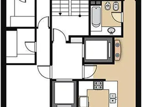 Departamento en Venta al Oeste