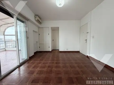 2 AMBIENTES EN PISO 13 CON GRAN BALCÓN TERRAZA Y VISTA ABIERTA
