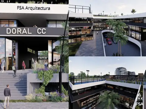 MGA. Local con frente a calle Doral , Doral Centro Comercial,Avda Italia al 4000 , Villanueva