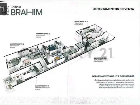 VENTA DEPARTAMNTO DUPLEX EN POZO DOS DORMITORIOS BO GENERAL PAZ