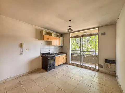 Departamento Monoambiente dividido a 1 dormitorio en zona terminal