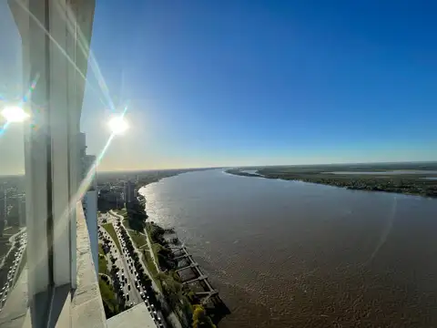 Departamento en alquiler de dos dormitorios amueblado, con cochera en Rosario -Maui