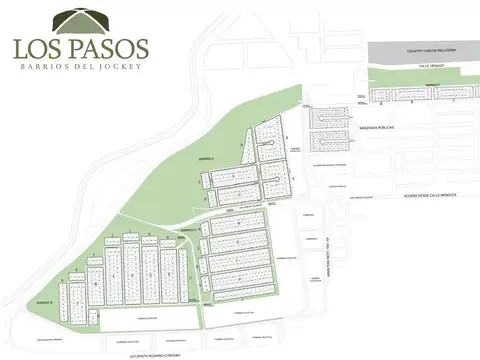 Terreno en Venta en Los Pasos del Jockey II de 830 mts2 Fisherton/Funes. Acepta permuta.