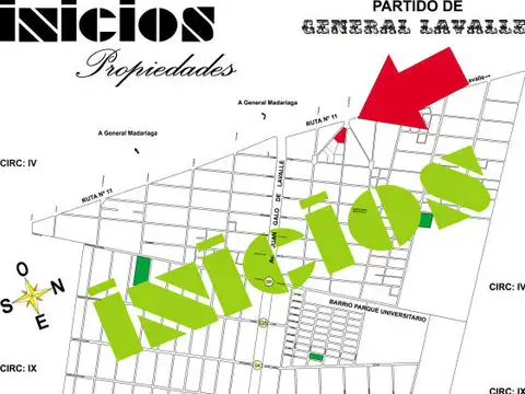 Terreno en Venta en General Lavalle, USD 39.000