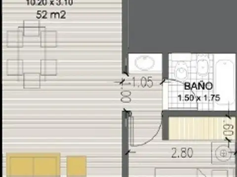 Güiraldes 400, Piso 1°