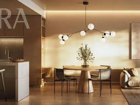 Departamento 2 ambientes con 2 baños