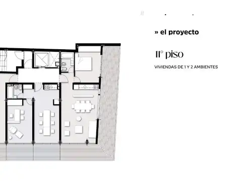 Departamento en Venta de 1 dormitorio