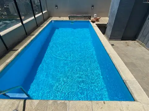 DEPTO. ALQUILER 1 AMB FLORESTA - J. B. JUSTO  5831, MONOAMBIENTE C/BALCON AL FRENTE, PILETA, SUM, PARRILLA