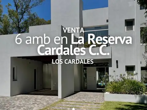 CASA 6 AMBIENTES EN VENTA, COUNTRY SOFITEL, LA RESERVA CARDALES