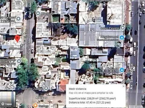 LOTE CONSTRUCTORA. P.B MAS 8 . SAN LORENZO CENTRO