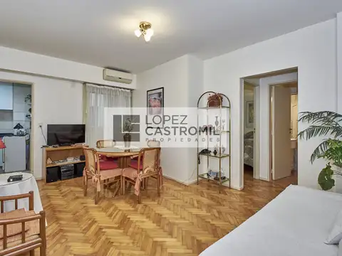 IMPECABLE! Muy luminoso! Todo a nuevo! AMOBLADO Y EQUIPADO! Apto profesional! Vigilancia24hs! ÚNICO! OPORT!