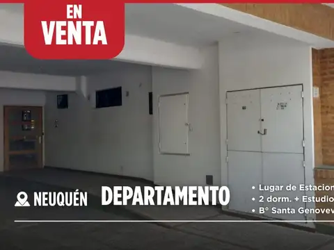 EN VENTA Dpto 2 dorm con Estudio Santa Genoveva