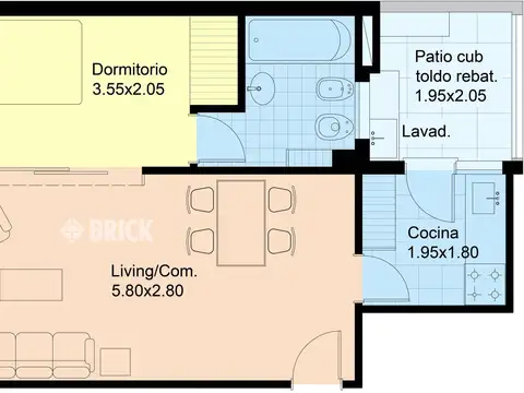 Departamento en Venta en Barrio Norte, USD 79.000