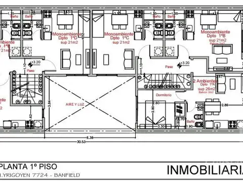 Departamento en Venta de Monoambiente