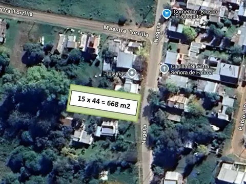 LOTE AMPLIO DE CASI 700 M2 CON ASFALTO, LUZ, AGUA, CLOACAS.