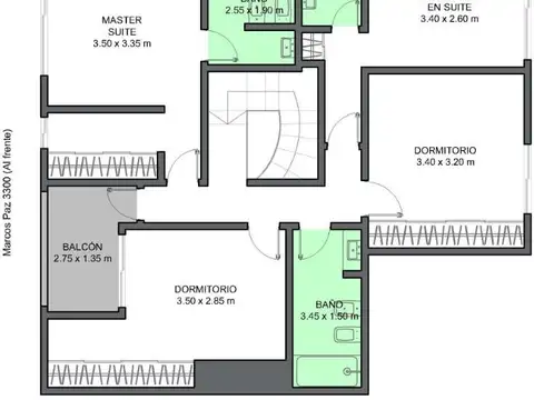 Casa 5 ambientes con 3 baños