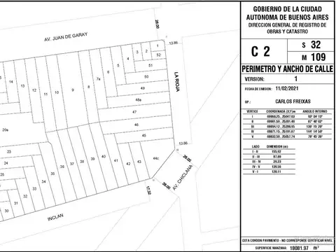Terreno en Venta 8  mts Frente