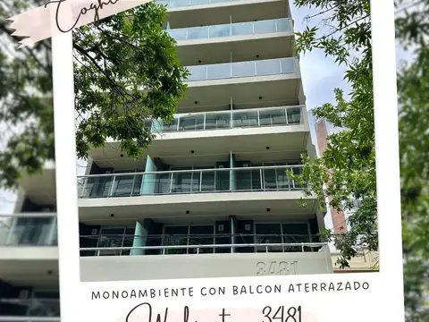 ALQUILER A ESTRENAR MONOAMB 43m2 BALCON Coghlan