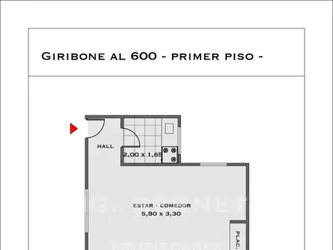 Departamento en Venta de 2 ambientes