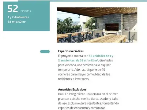 Departamento en Venta en Zona Centro, USD 59.714